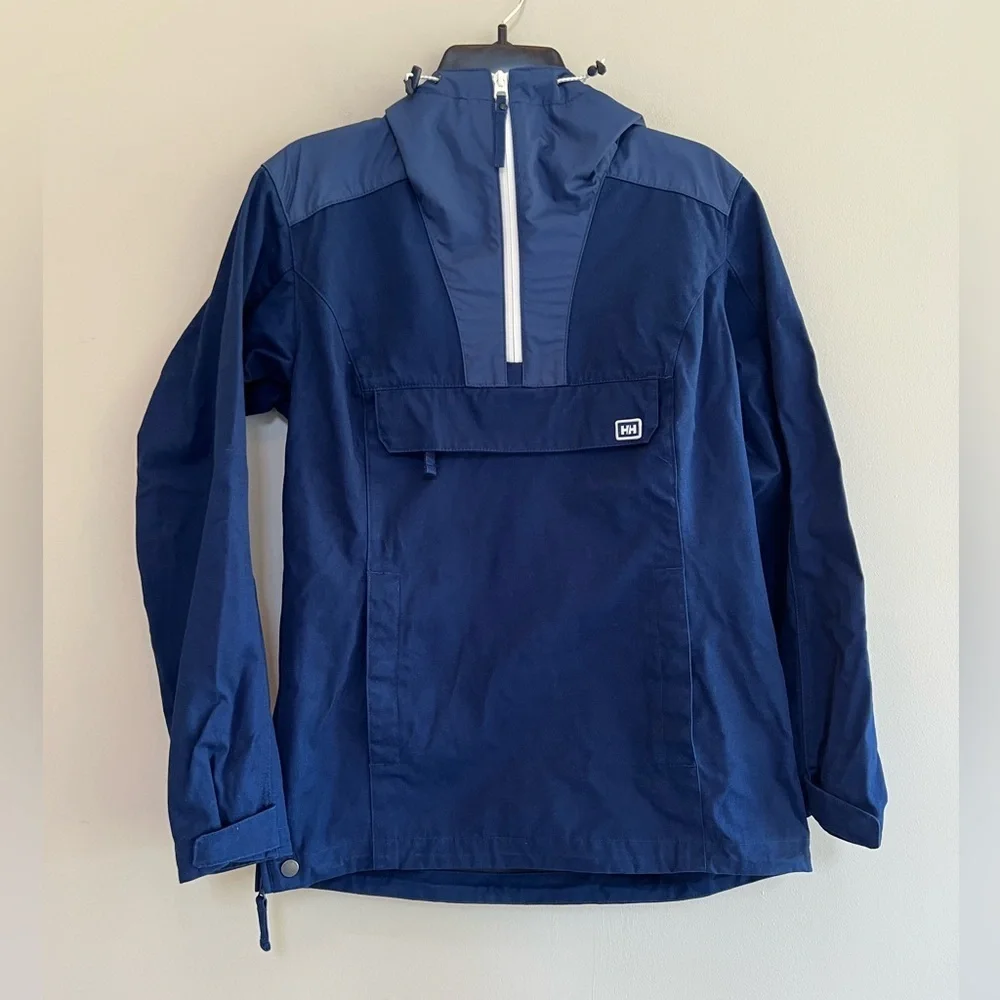 Helly Hansen Trollvann Anorak Hooded Pullover Jacket in Catalina Blue, size XS - Picture 3 of 12